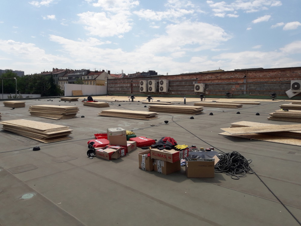 plochá střecha Auto Poly