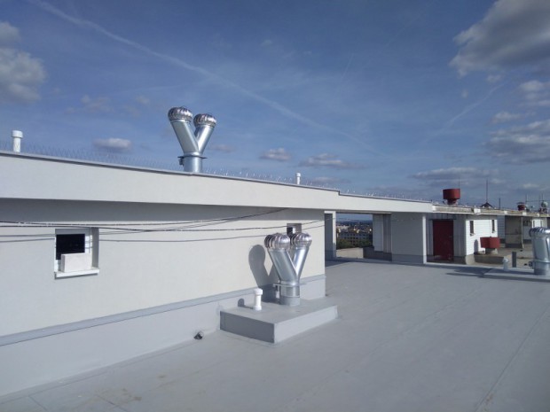 Hydroizolace ploché střechy