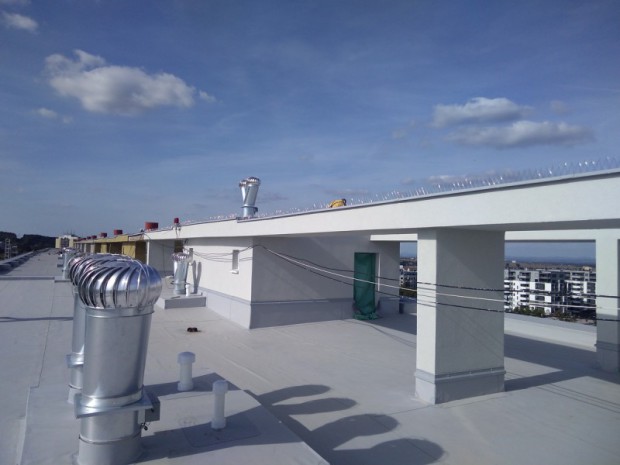 Hydroizolace ploché střechy